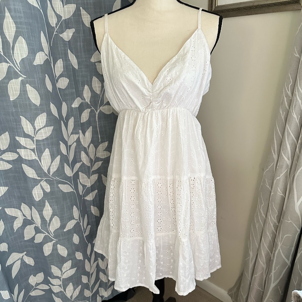 Sacred Threads White Midi Dress